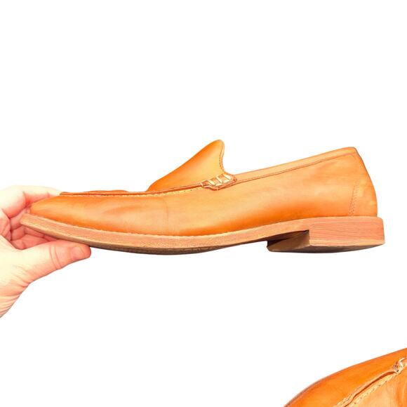 Cole Haan Men’s Loafers Size 11M Tan Cognac Leather Slip On Shoes main image 5